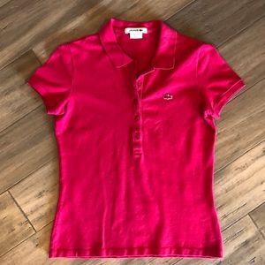 LACOSTE Fuchsia Polo